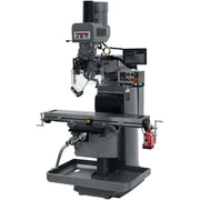 Jet Tools 690640 JTM-1050EVS2/230 Mill With 3-Axis Newall DP700 DRO (Knee) With X-Axis Powerfeed and Air Powered Draw