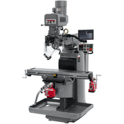 Jet Tools 690646 JTM-1050EVS2/230 Mill With 3-Axis Newall DP700 DRO (Quill) With X and Y-Axis Powerfeeds