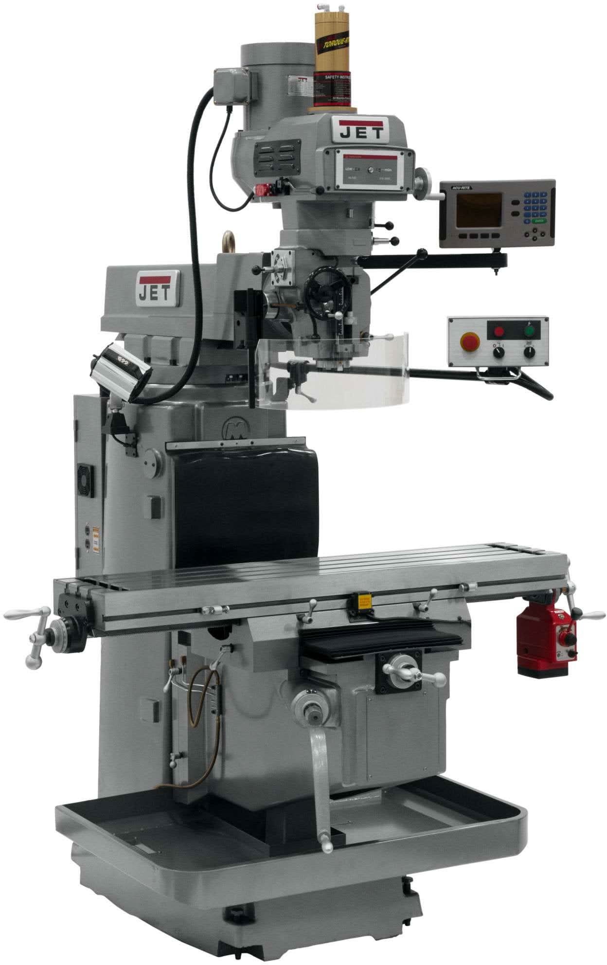 Jet Tools 698050 JTM-1254VS 200S DRO, X PFD, APDB