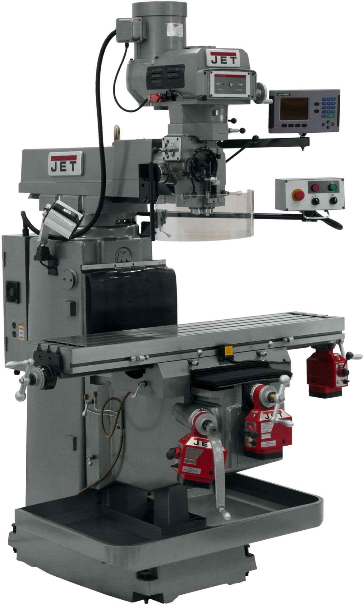 Jet Tools 698053 JTM-1254VS 200S DRO X,Y,Z PFD