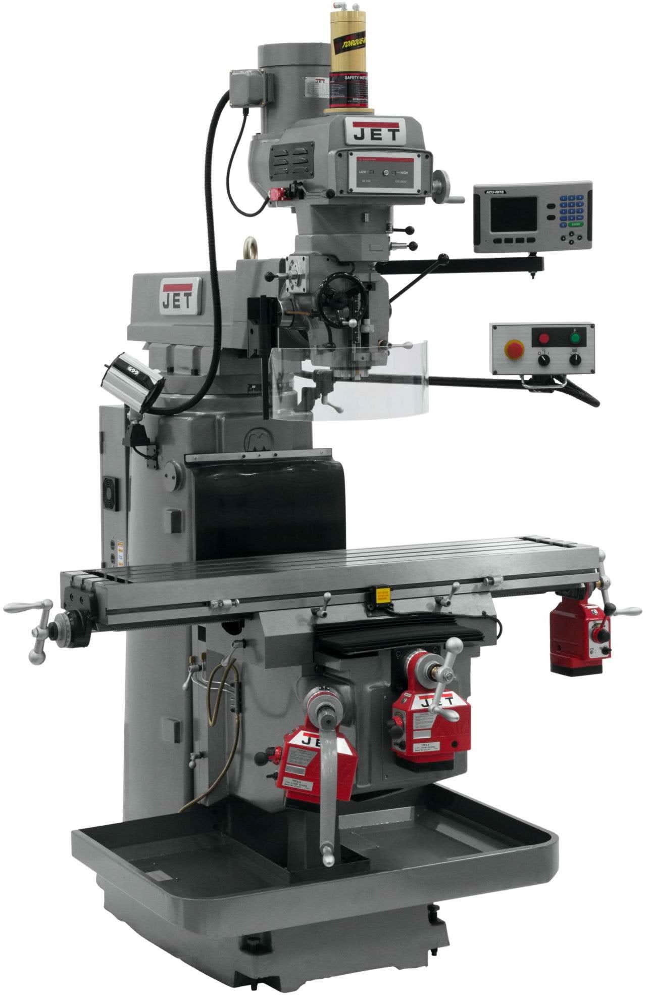 Jet Tools 698054 JTM-1254VS 200S DRO X,Y,Z PFD, APDB