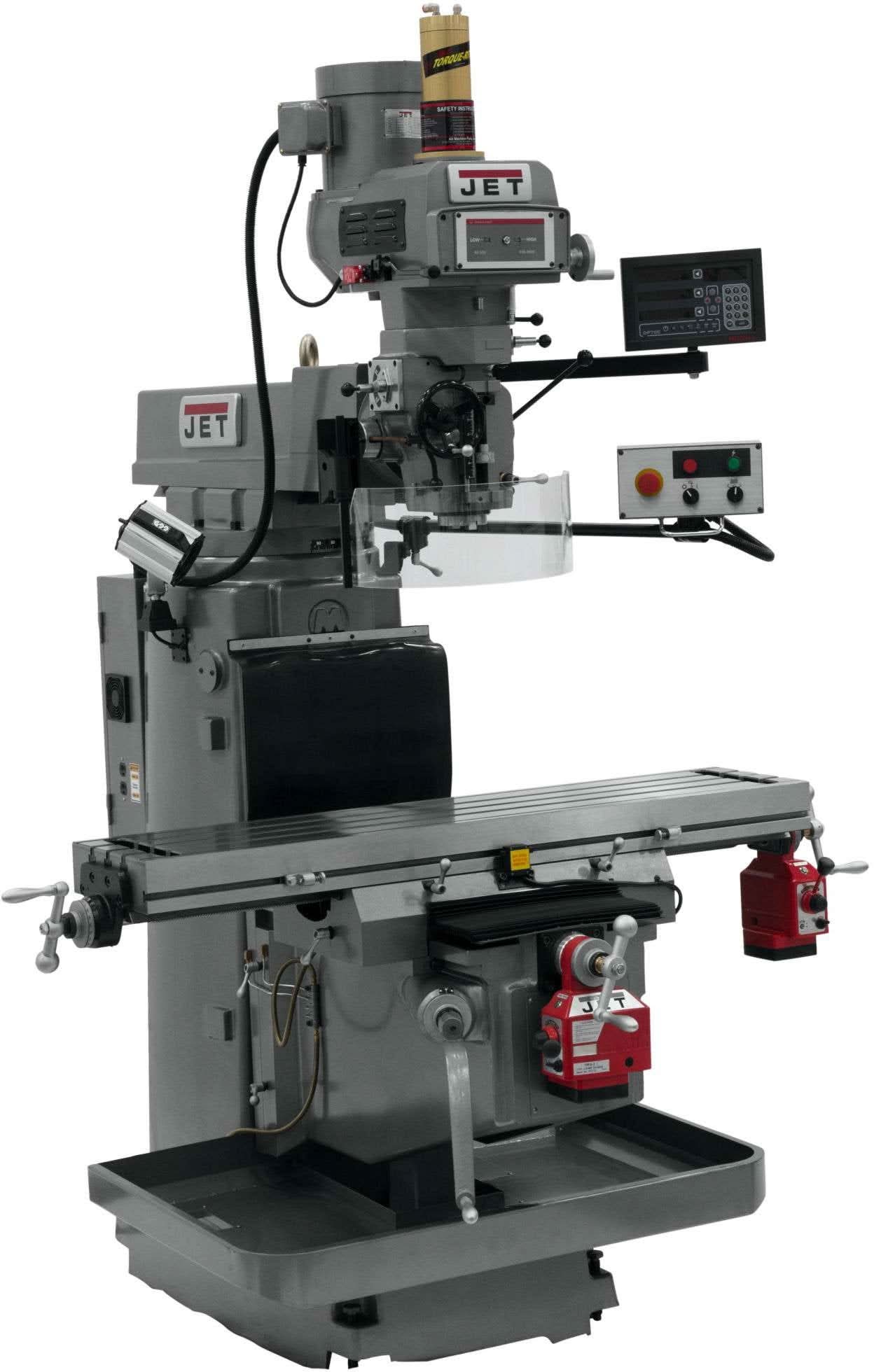 Jet Tools 698070 JTM-1254VS DP700 DRO X,Y PFD, APDB