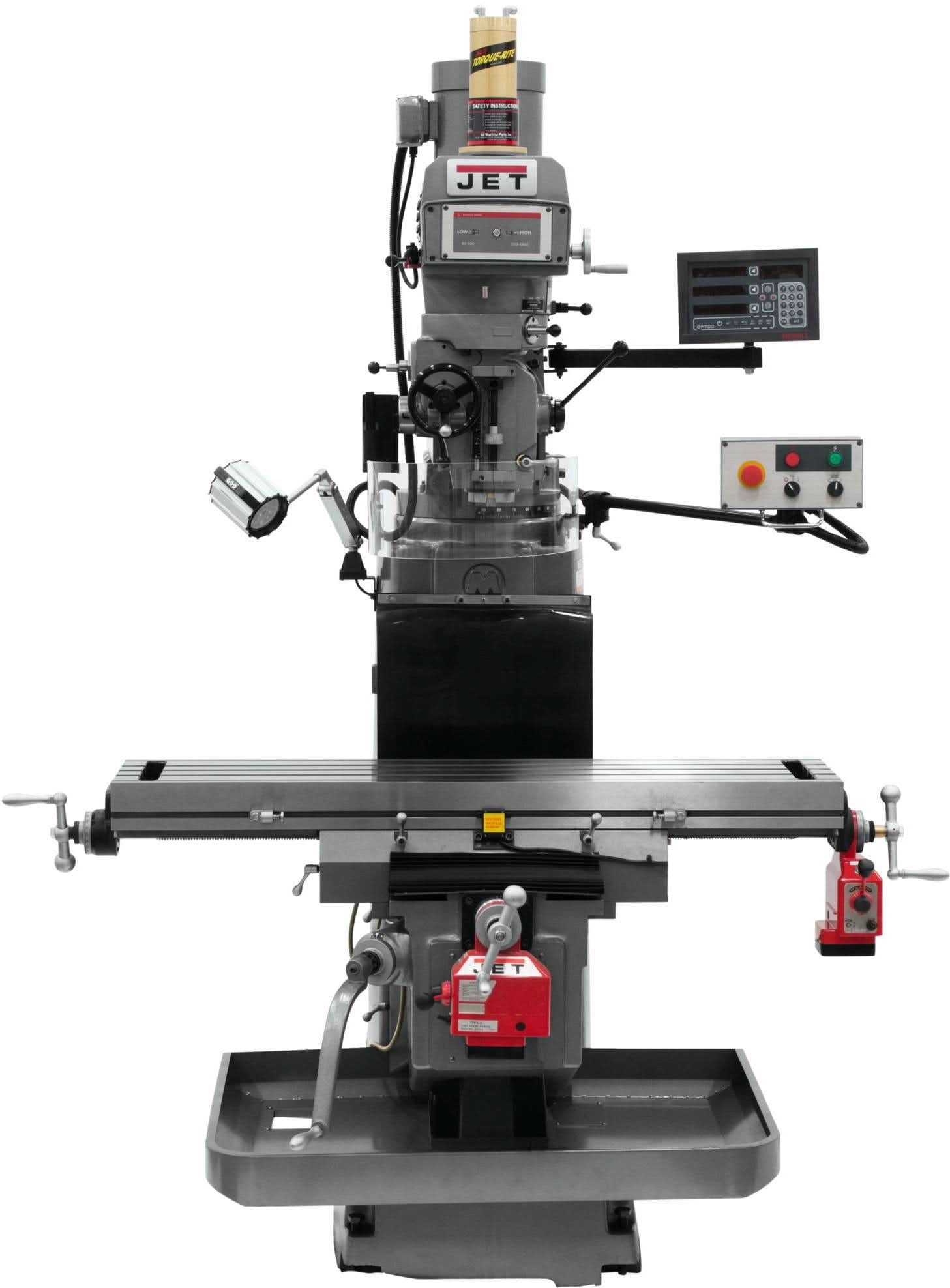 Jet Tools 698070 JTM-1254VS DP700 DRO X,Y PFD, APDB