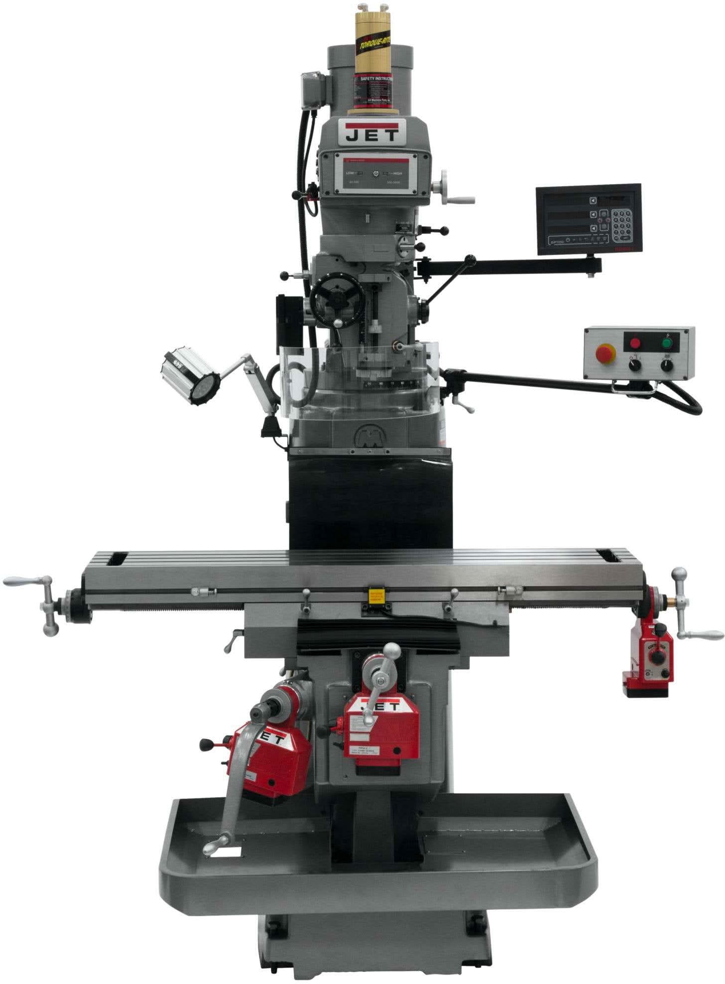 Jet Tools 698072 JTM-1254VS DP700 DRO X,Y,Z PFD, APDB