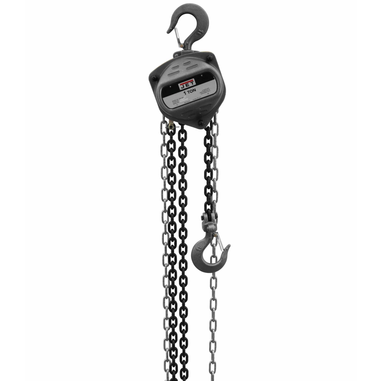 Jet 101911 S90-100-15 1-Ton Hand Chain Hoist With 15-Foot Lift