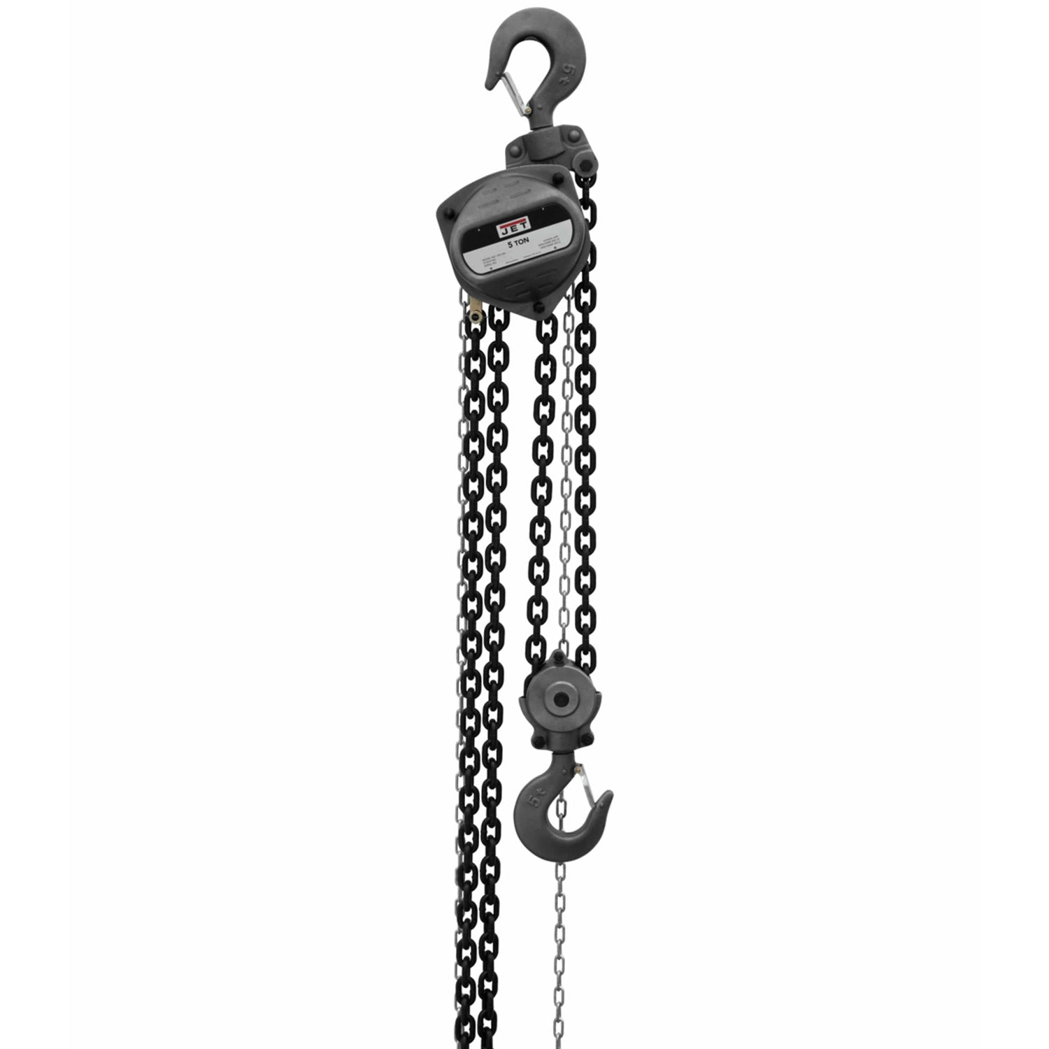 Jet 101951 S90-500-15 5-Ton Hand Chain Hoist With 15-Foot Lift