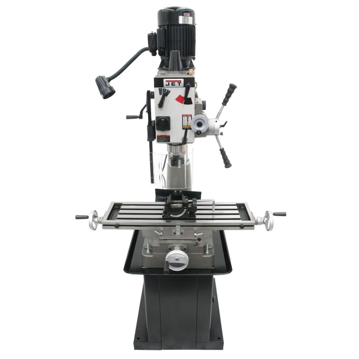 Jet 351143 JMD-40GHPF Geared Head Mill/Drill with Power Downfeed & Newall DP700 2-Axis DRO & X-Powerfeed