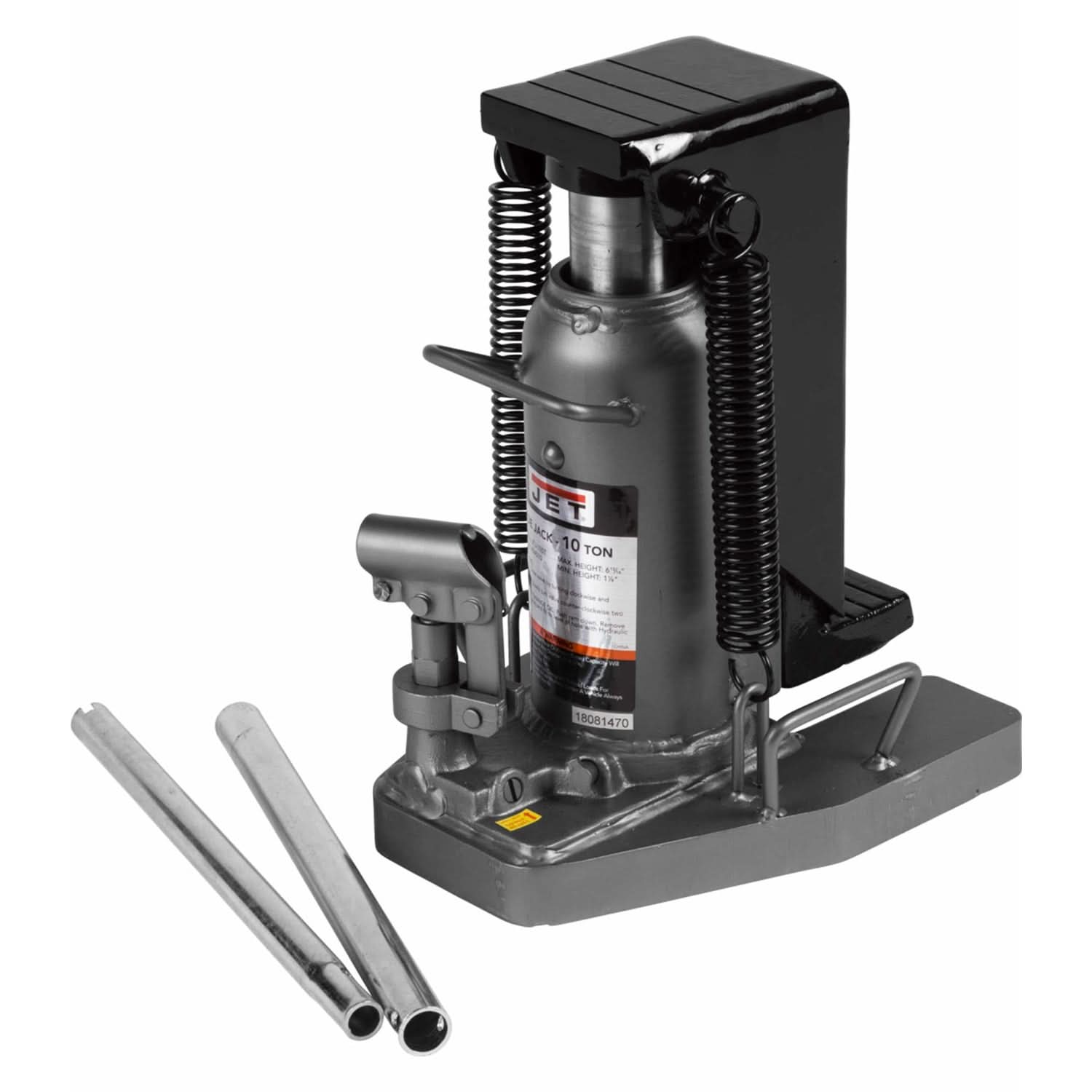 Jet 454510 JTJ-10ST 10-Ton Hydraulic Toe Jack Toe Jack
