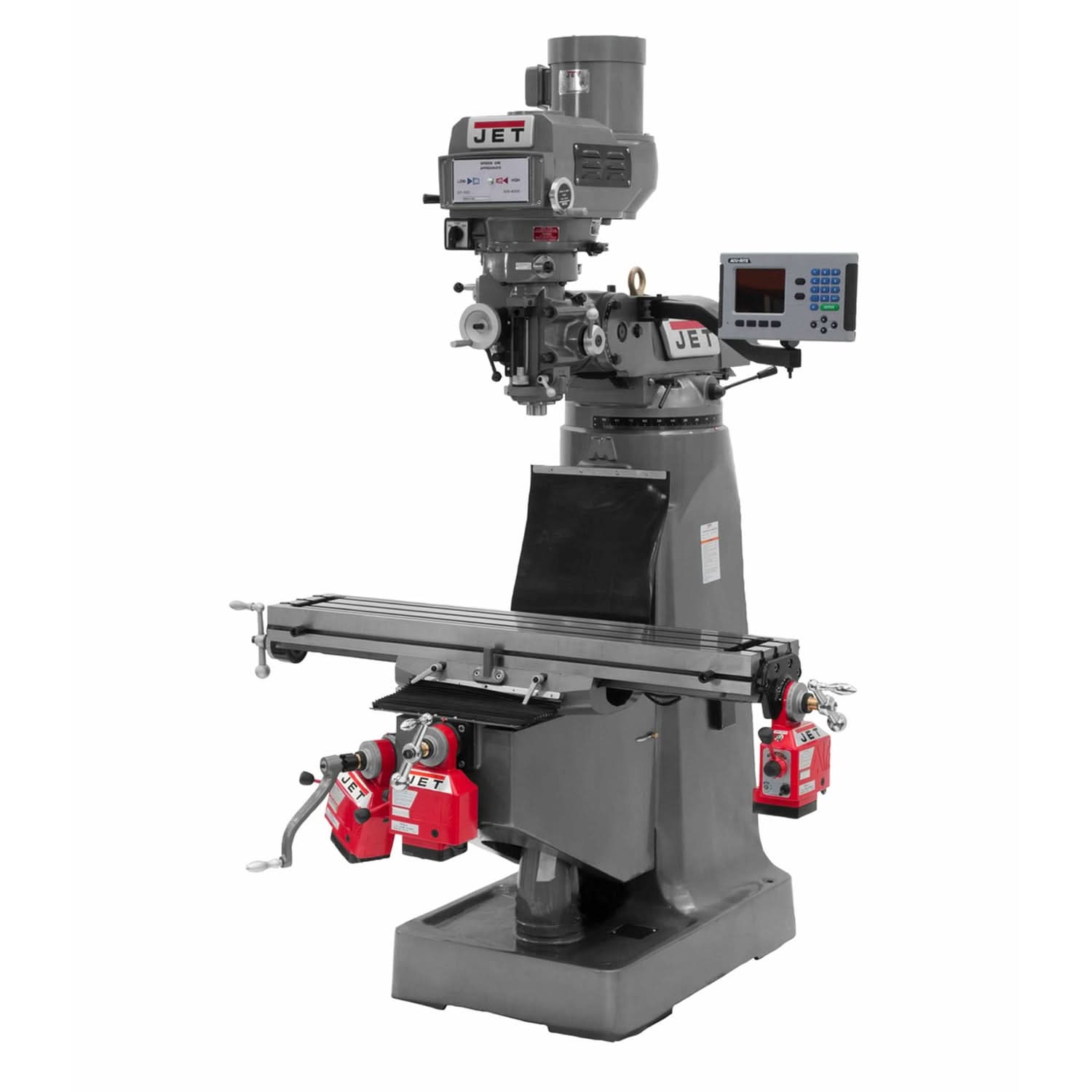 Jet 690099 JTM-4VS Mill With ACU-RITE 203 DRO With X Y and Z-Axis Powerfeeds
