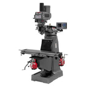 Jet 690139 JTM-4VS Mill With 3-Axis ACU-RITE 203 DRO (Quill) With X and Y-Axis Powerfeeds and Power Draw Bar