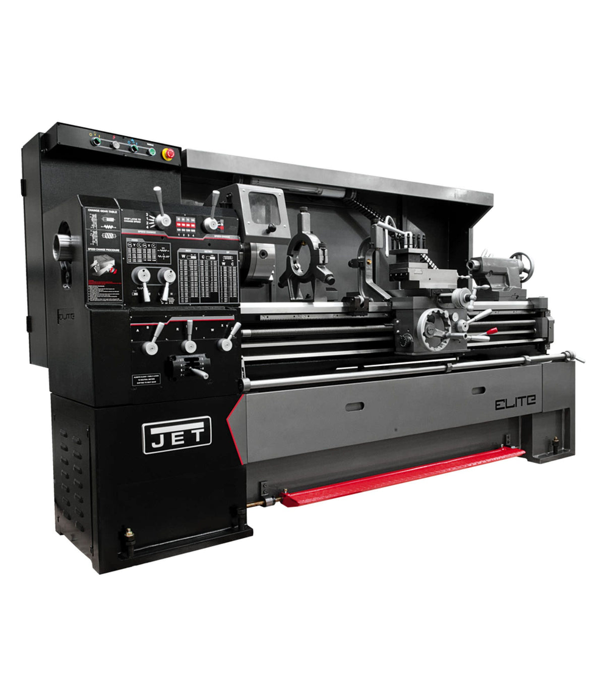 Jet 892506 EGH-1740 With ACU-RITE 203 DRO With Taper Attachment and Collet Closer