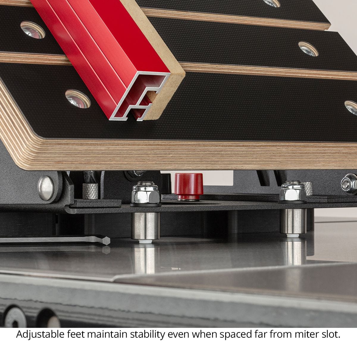 Woodpeckers JSLED Table Saw Joinery Sled w/Rack-It
