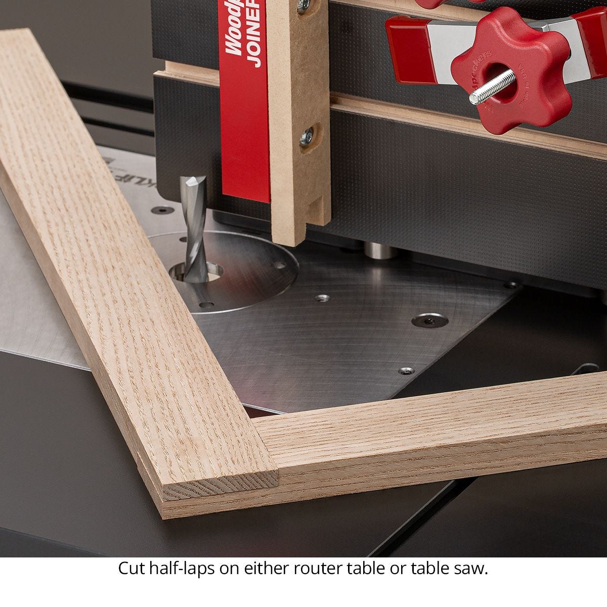 Woodpeckers JSLED Table Saw Joinery Sled w/Rack-It
