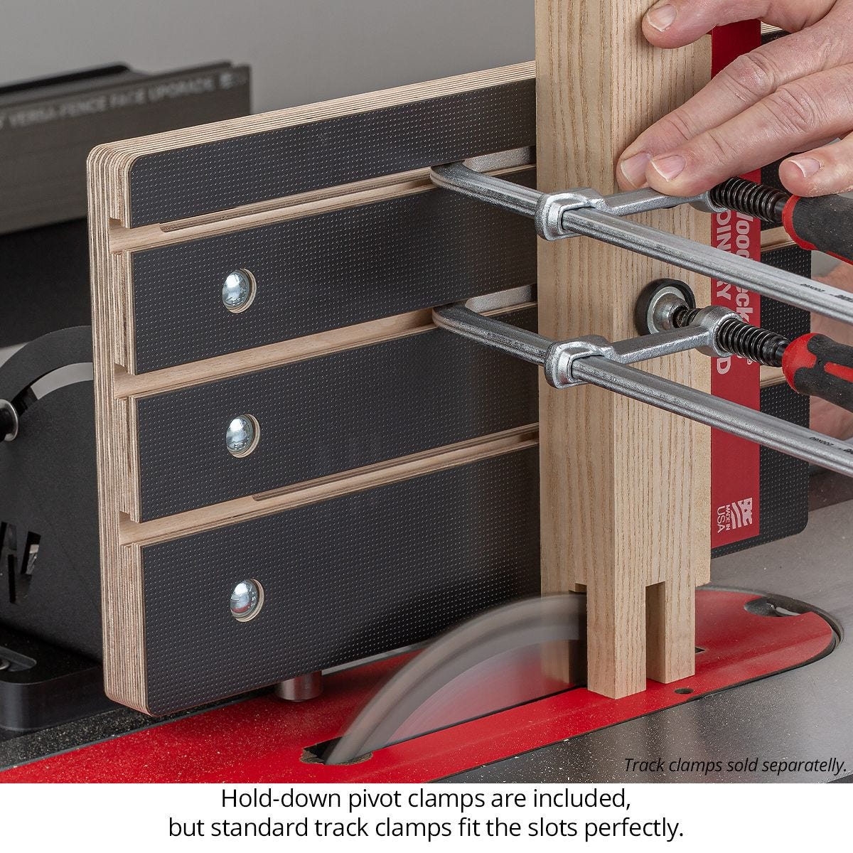 Woodpeckers JSLED Table Saw Joinery Sled w/Rack-It