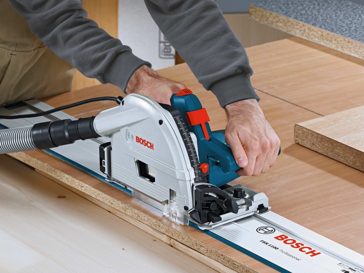 Bosch GKT13-225L 6-1/2" Track Saw with L-Boxx-4 Case