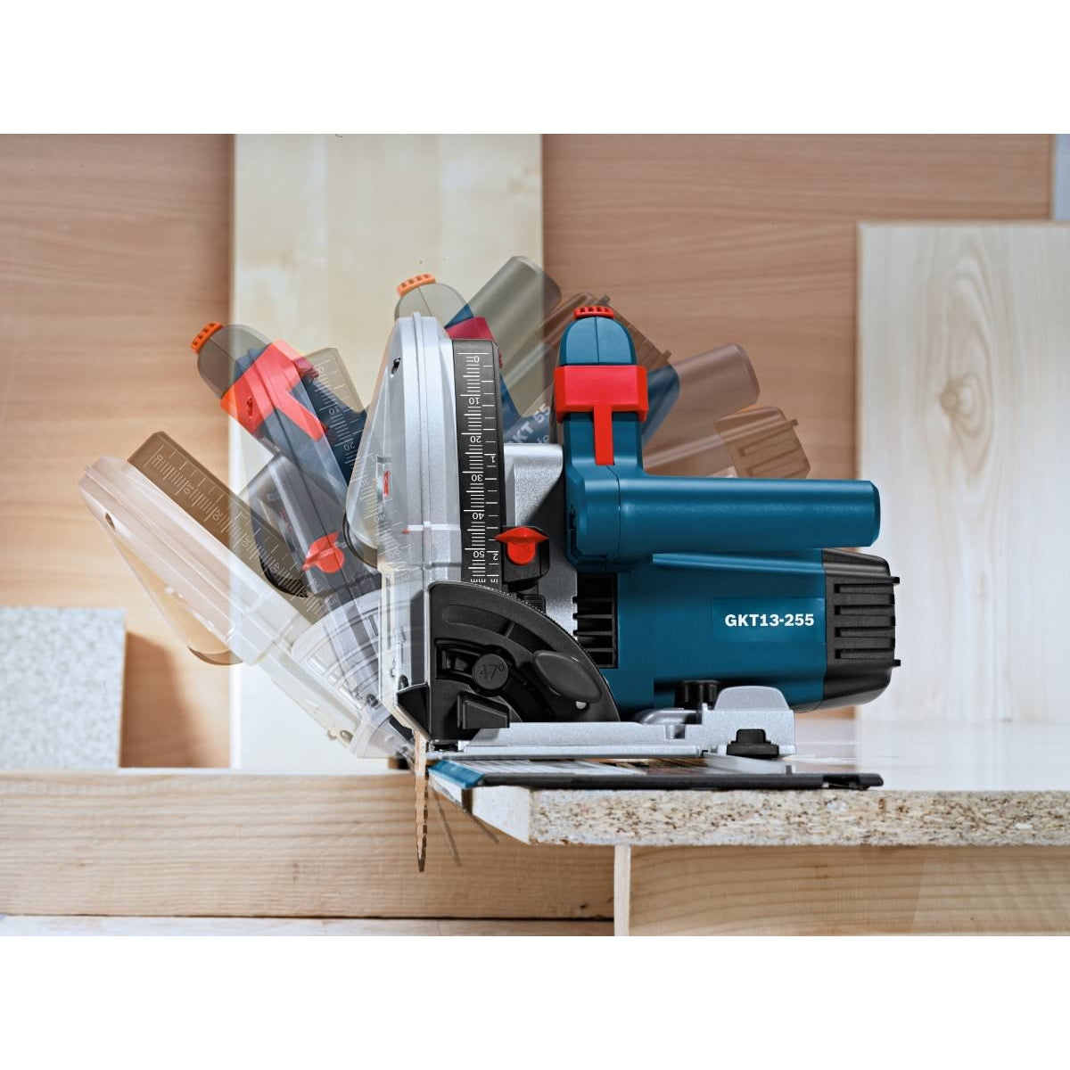 Bosch GKT13-225L 6-1/2" Track Saw with L-Boxx-4 Case