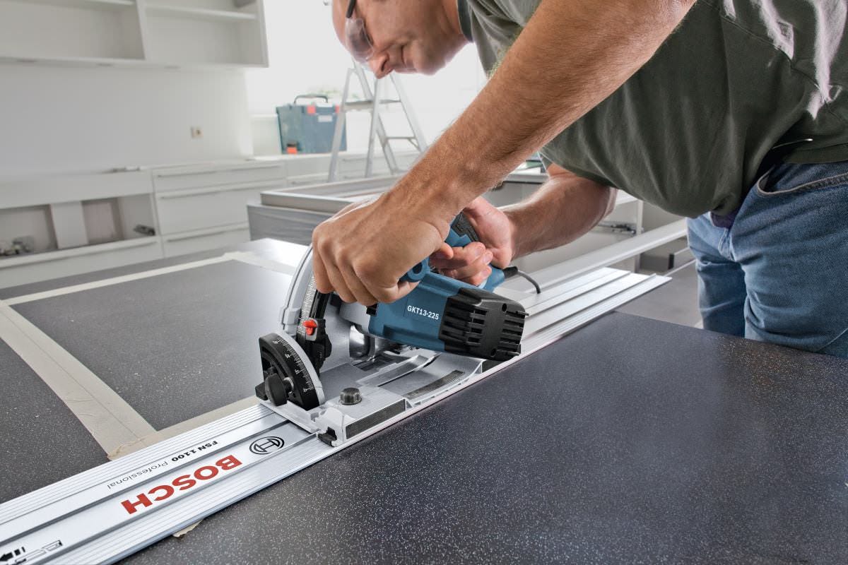 Bosch GKT13-225L 6-1/2" Track Saw with L-Boxx-4 Case