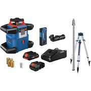Bosch GRL4000-80CHK 18V REVOLVE4000 Self-Leveling Connected Rotary Laser Kit CORE18V 4.0Ah Kit