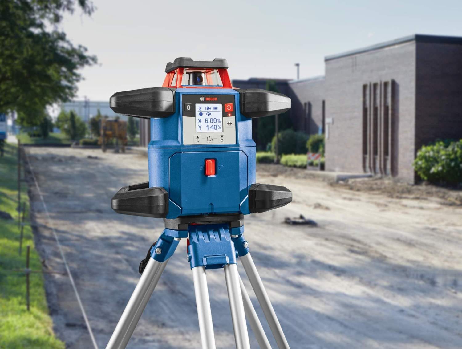 Bosch GRL4000-80CHK 18V REVOLVE4000 Self-Leveling Connected Rotary Laser Kit CORE18V 4.0Ah Kit