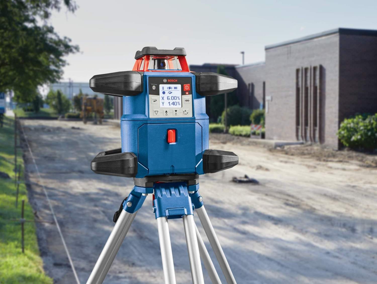 Bosch GRL4000-80CHVK 18V REVOLVE4000 Self-Leveling Connected Rotary Laser Kit CORE18V 4.0Ah Kit