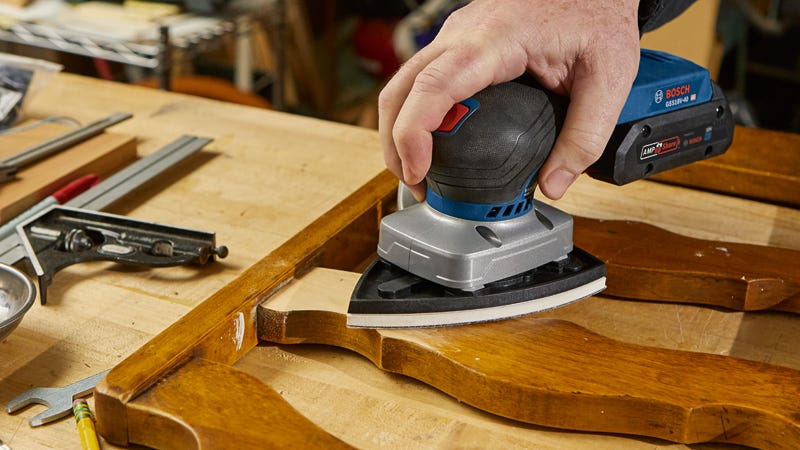 Bosch GSS18V-40N 18V Brushless 1/4 Sheet Orbital Finishing Sander, Tool Only