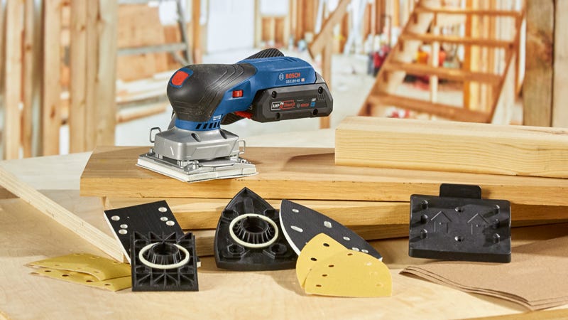 Bosch GSS18V-40N 18V Brushless 1/4 Sheet Orbital Finishing Sander, Tool Only