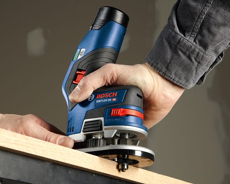 Bosch GKF12V-25N 12V Max EC Brushless Palm Edge Router, Tool Only