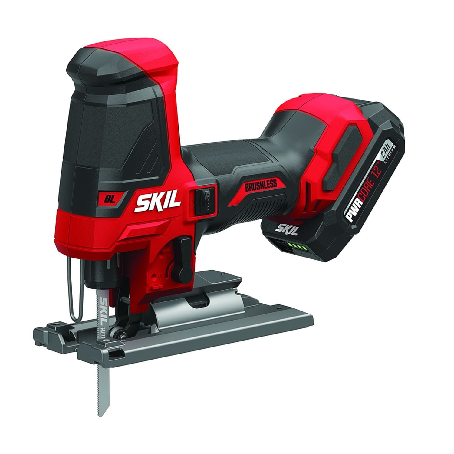 SKIL JS5833A-10 PWRCORE 12 Brushless 12V Compact Jigsaw Kit with Battery and PWR JUMP Charger