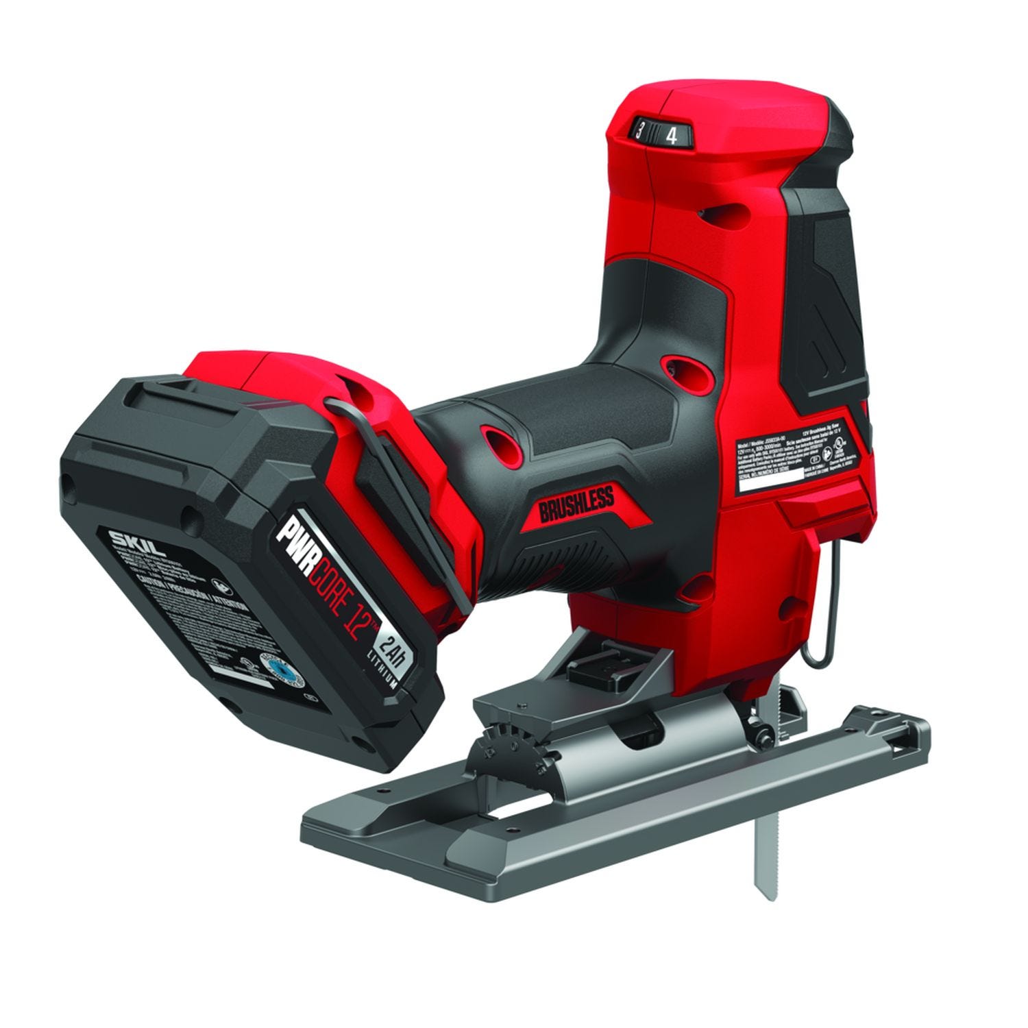 SKIL JS5833A-10 PWRCORE 12 Brushless 12V Compact Jigsaw Kit with Battery and PWR JUMP Charger