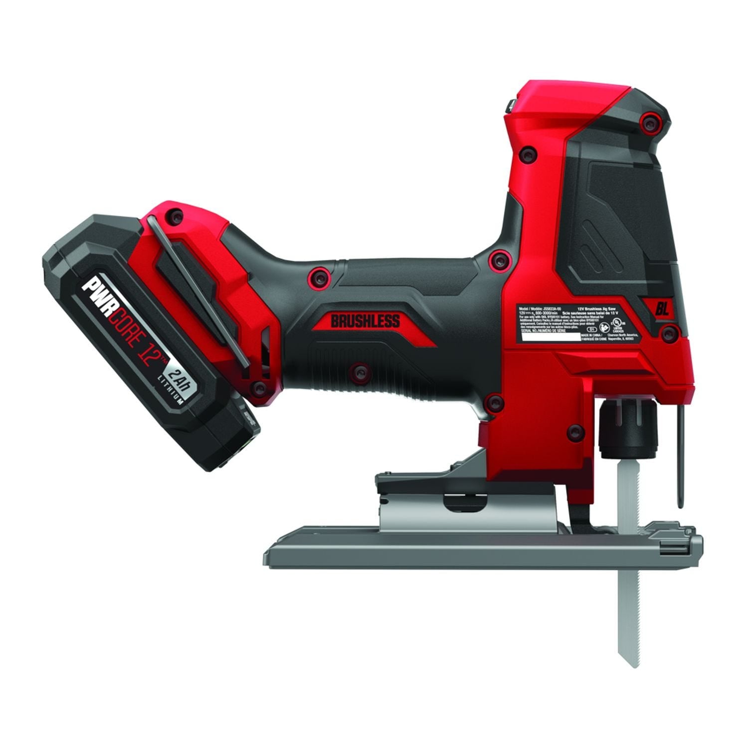 SKIL JS5833A-10 PWRCORE 12 Brushless 12V Compact Jigsaw Kit with Battery and PWR JUMP Charger