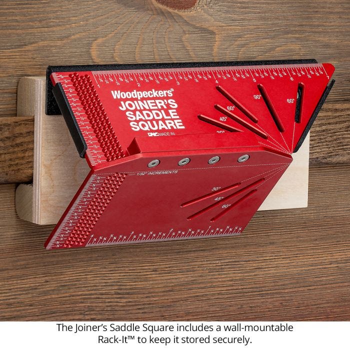 Woodpeckers JSS-M-2024 Joiner's Saddle Square w/ Rack-It, Metric