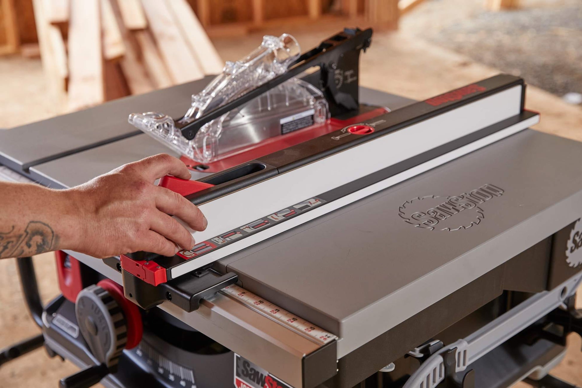 SawStop JSS-120A60 Jobsite PRO Table Saw with Cart & Fence