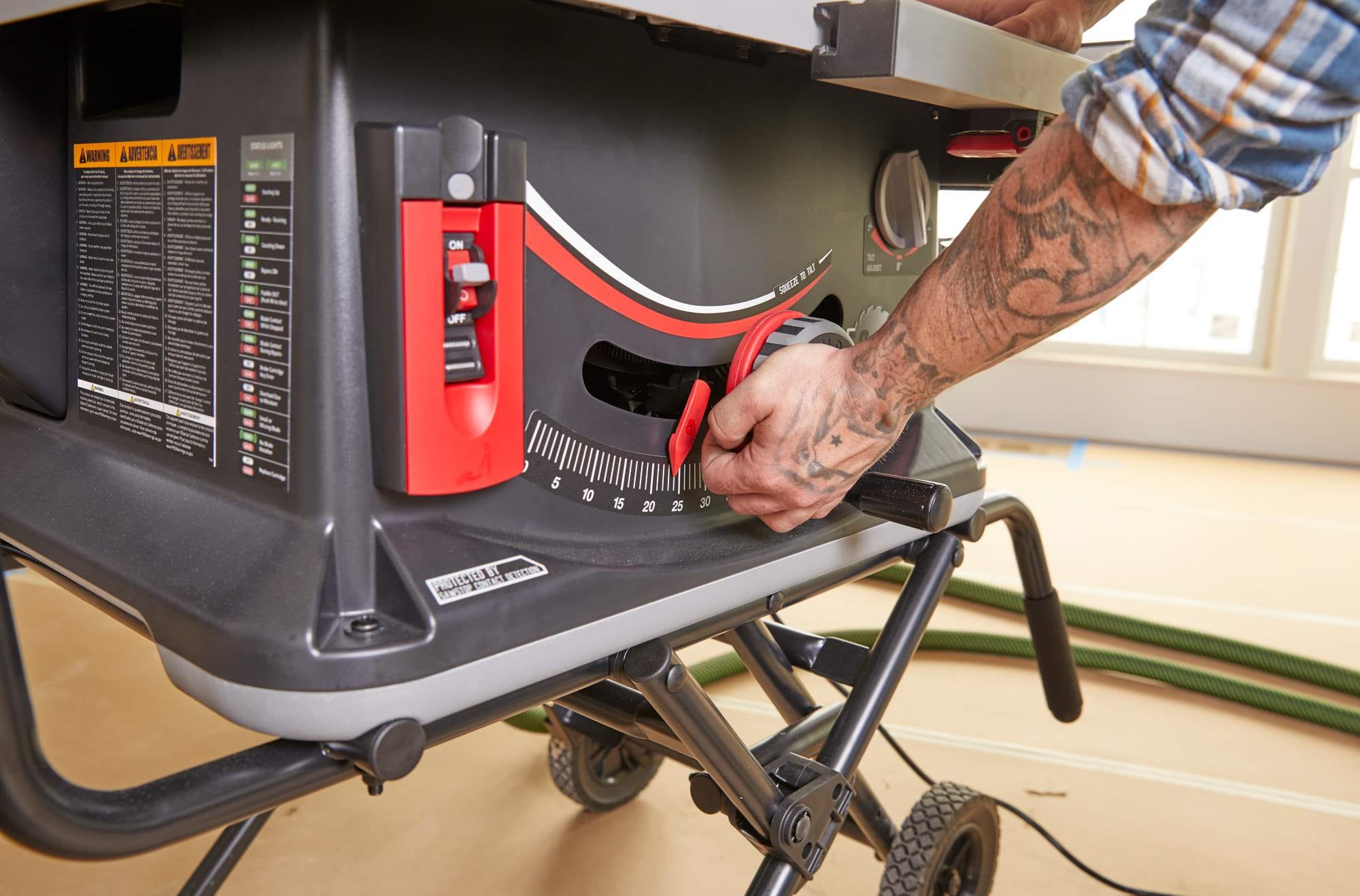 SawStop JSS-120A60 Jobsite PRO Table Saw with Cart & Fence