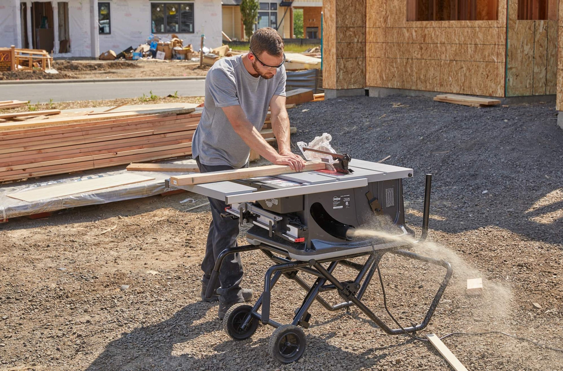 SawStop JSS-120A60 Jobsite PRO Table Saw with Cart & Fence