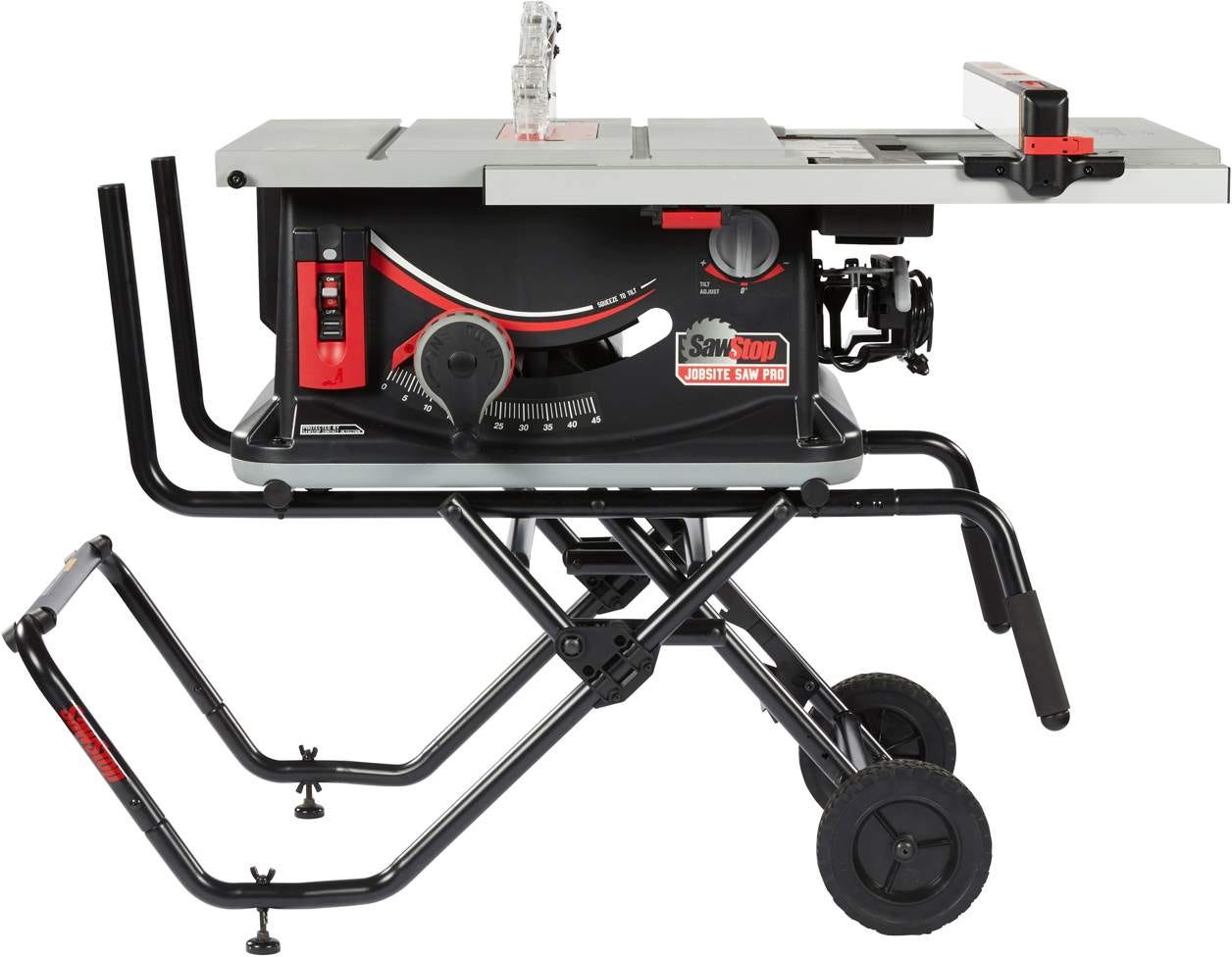 SawStop JSS-120A60 Jobsite PRO Table Saw with Cart & Fence
