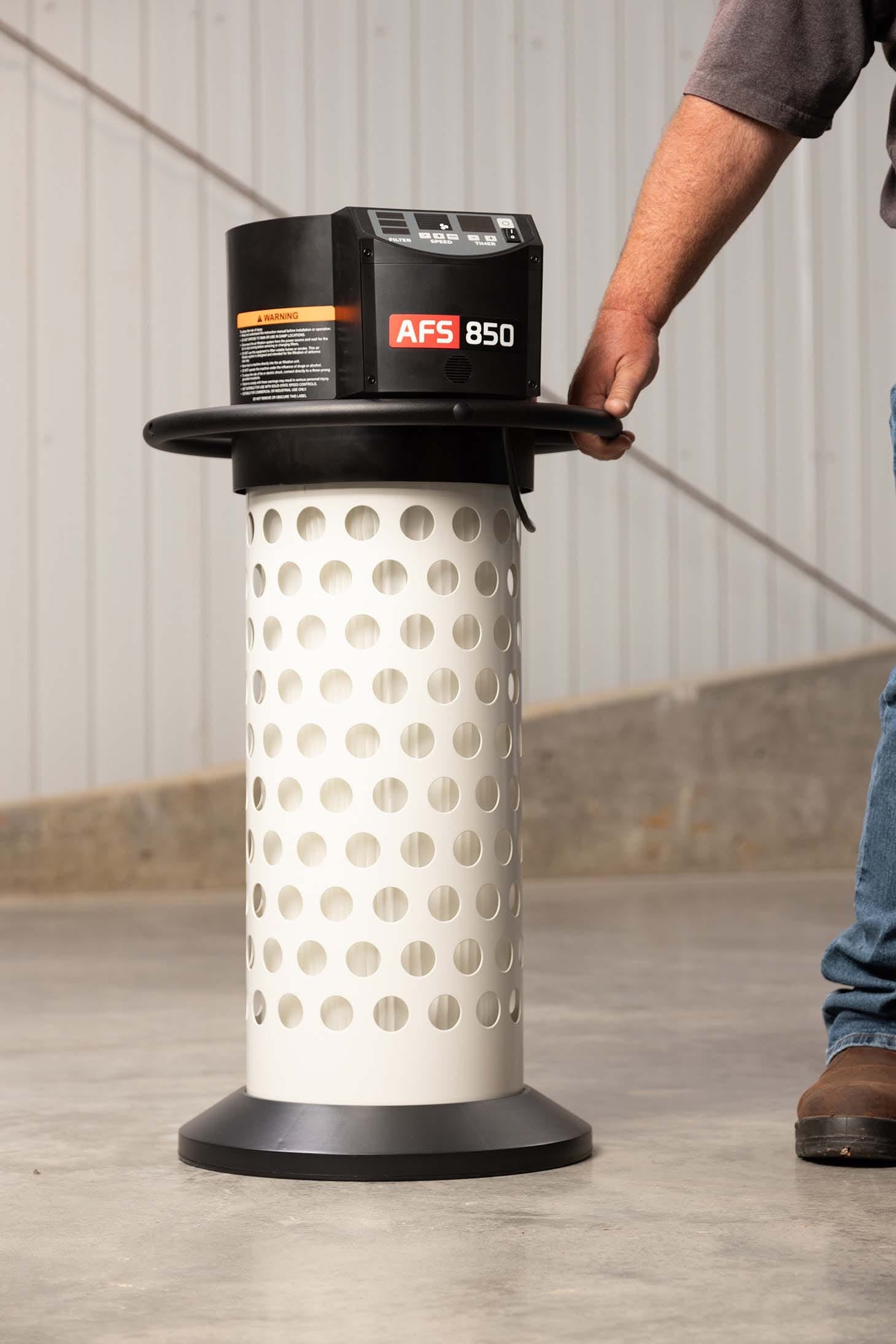 Jet Tools JT1-229 JET Air Filtration System, 850CFM, 1Ph 120V| AFS-850
