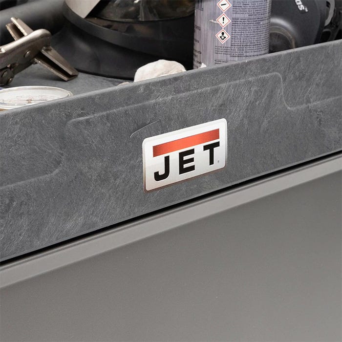 Jet Tools LOAD-N-LOCK Security Cart System with PUC-4325 Resin Utility Cart