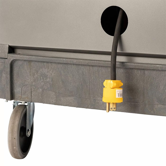 Jet Tools LOAD-N-LOCK Security Cart System with PUC-4325 Resin Utility Cart