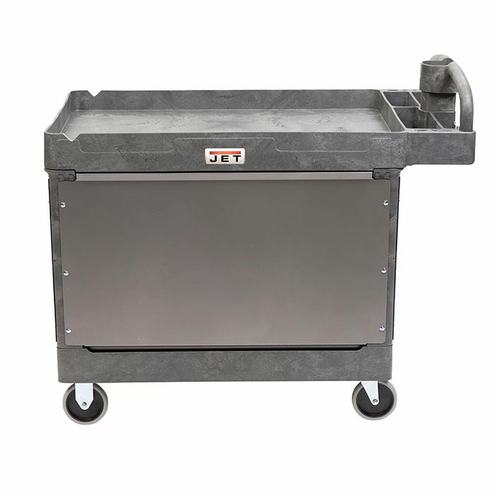 Jet Tools LOAD-N-LOCK Security Cart System with PUC-4325 Resin Utility Cart