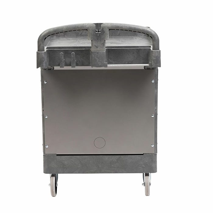 Jet Tools LOAD-N-LOCK Security Cart System with PUC-4325 Resin Utility Cart