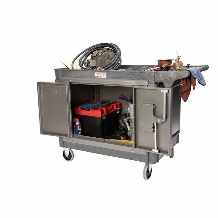 Jet Tools PUC-3725 Resin Cart w/ LOAD-N-LOCK Security System Kit