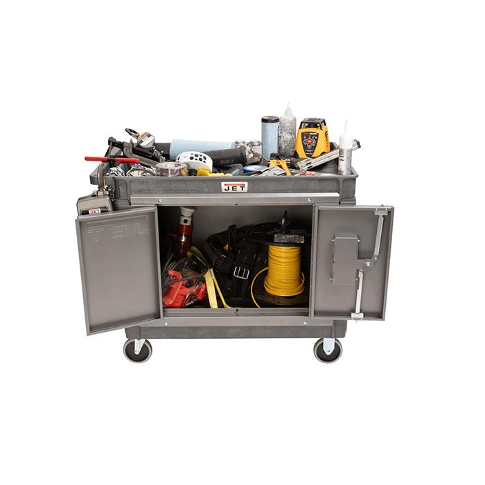 Jet Tools Resin Cart 141014 With LOAD-N-LOCK Security System Kit