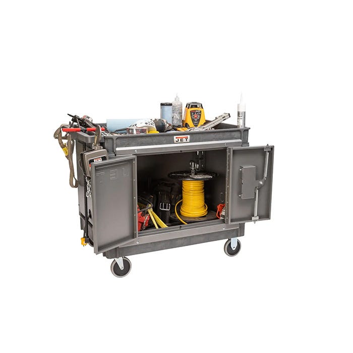 Jet Tools Resin Cart 141014 With LOAD-N-LOCK Security System Kit