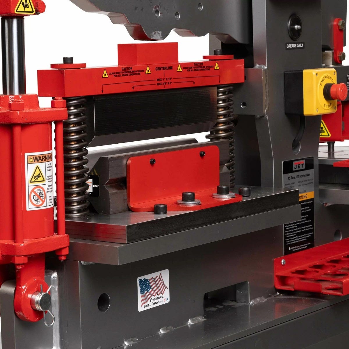 Jet Tools 253-JPW 12 in. Brake, JET 45T Ironworker – Tool Nut