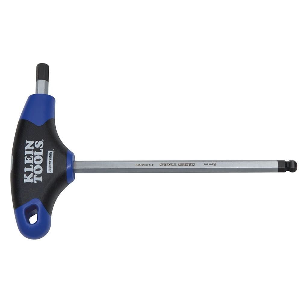 Klein Tools JTH6M10BE 10 mm Ball-End Hex Key, Journeyman T-Handle, 6-Inch
