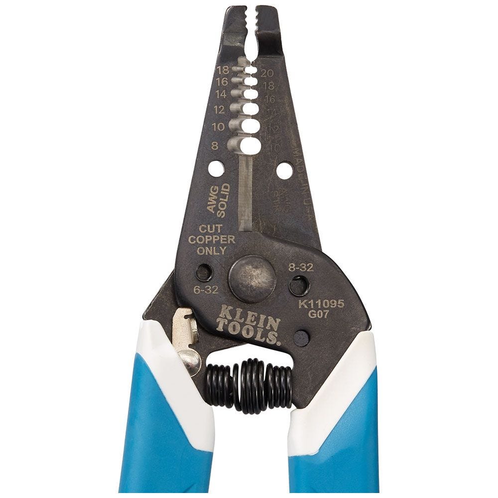 Klein Tools K11095 Klein-Kurve Wire Stripper / Cutter, 8-20 AWG