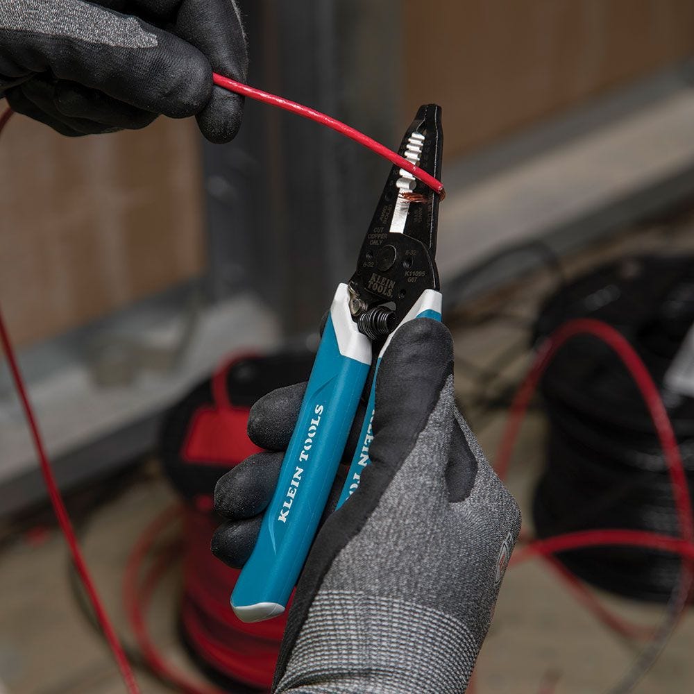 Klein Tools K11095 Klein-Kurve Wire Stripper / Cutter, 8-20 AWG