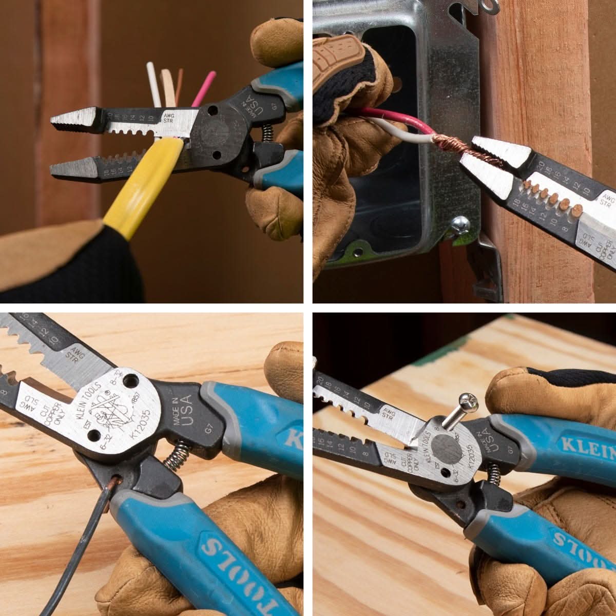 Klein Tools K12035 Klein-Kurve Heavy-Duty 8-20AWG Wire Stripper