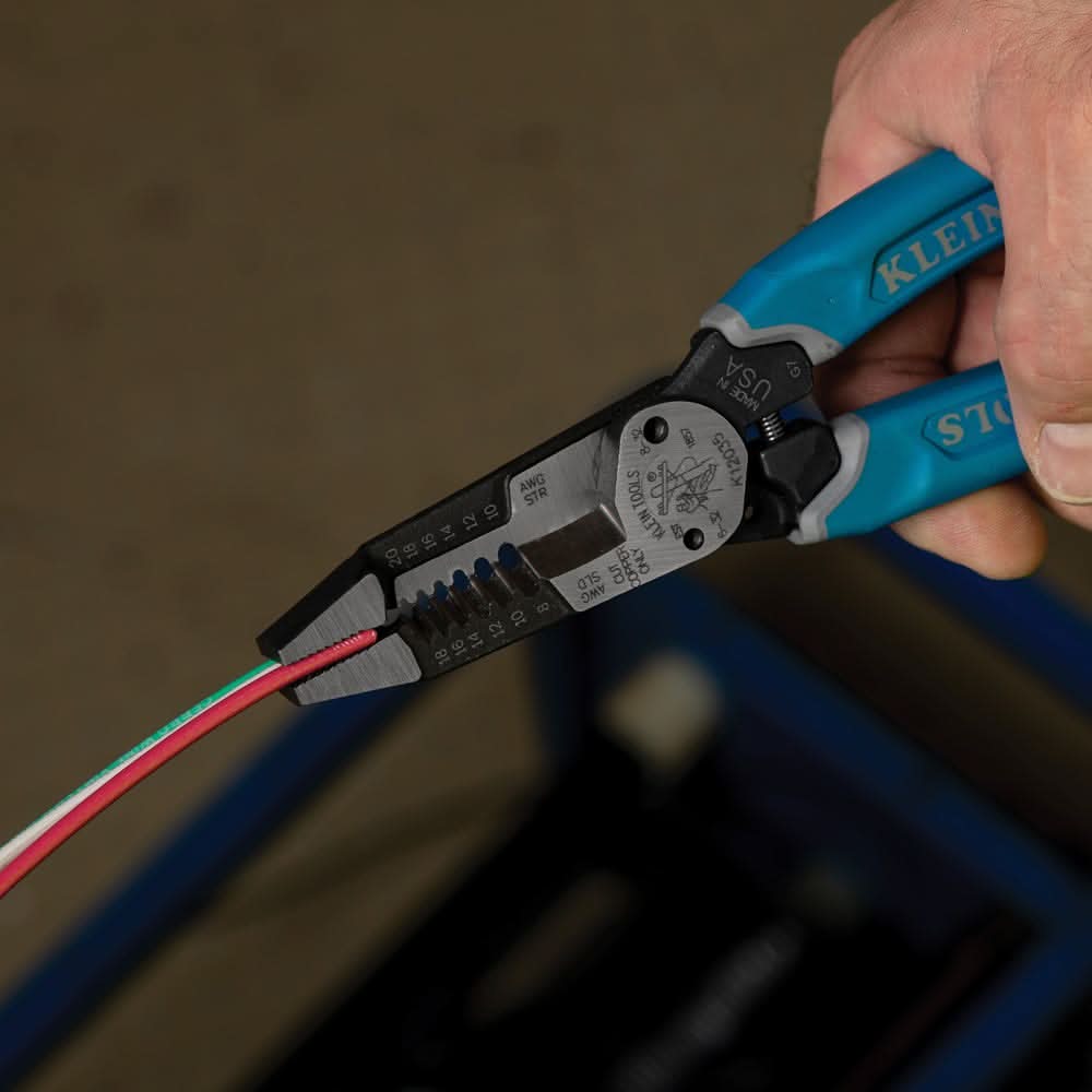 Klein Tools K12035 Klein-Kurve Heavy-Duty 8-20AWG Wire Stripper