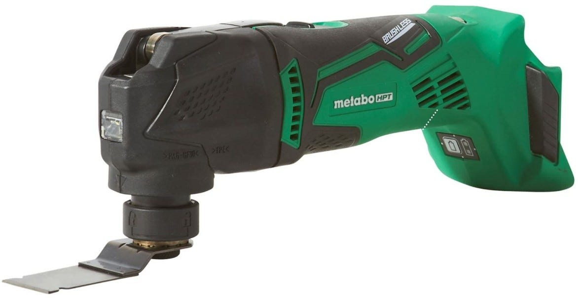 Metabo HPT KC18DDX 18V Cordless Oscillating Multi-Tool, Impact Driver and Drill 1.5 Ah Kit plus 30 oz Vacuum Insulated Tumbler